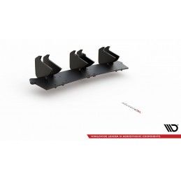 Sport Durabilité Central Diffuseur Arriere V.2 Volkswagen Golf 8 GTI Noir-Rouge