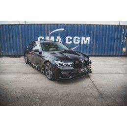 Maxton Lame Du Pare-Chocs Avant V.1 BMW 7 M-Pack G11 Gloss Black, BM-7-11-MPACK-FD1G Tuning.fr