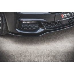 Maxton Lame Du Pare-Chocs Avant V.1 BMW 7 M-Pack G11 Gloss Black, BM-7-11-MPACK-FD1G Tuning.fr