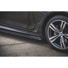 Rajouts Des Bas De Caisse MAXTON BMW 7 M-Pack G11 Noir Brillant