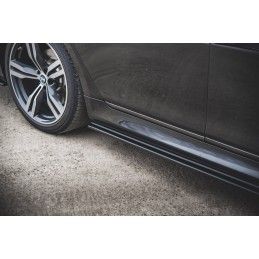 Rajouts Des Bas De Caisse MAXTON BMW 7 M-Pack G11 Noir Brillant