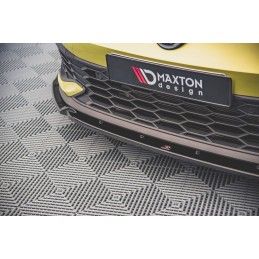 LAME AVANT MAXTON + Ailerons V.1 Volkswagen Golf 8 GTI Clubsport Noir Brillant