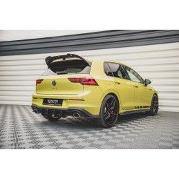 Maxton Sport Durabilité Central Diffuseur Arriere V.1 Volkswagen Golf 8 GTI Clubsport Black, VWGO8GTICSCNC-RS1B Tuning.fr