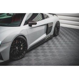 Maxton Rajouts Des Bas De Caisse Audi R8 Mk2 Facelift Gloss Black, AU-R8-2F-SD1G Tuning.fr