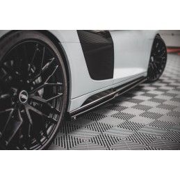 Maxton Rajouts Des Bas De Caisse Audi R8 Mk2 Facelift Gloss Black, AU-R8-2F-SD1G Tuning.fr