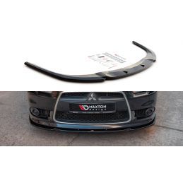 Maxton Lame Du Pare-Chocs Avant Mitsubishi Lancer Sportback Mk8 Gloss Black, MI-LA-8-FD1G Tuning.fr