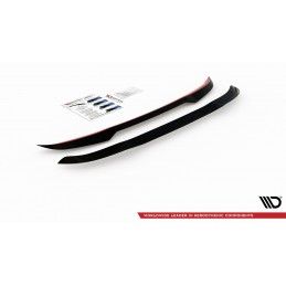 Spoiler Cap Maxton BMW X7 M G07 Noir Brillant