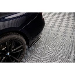 Lames De Pare-Chocs Arrière Latérales BMW 6 GT G32 M-Pack Noir Brillant