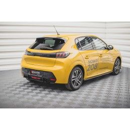 Sport Durabilité Central Diffuseur Arriere Peugeot 208 Mk2 Noir