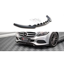 Maxton Lame Du Pare-Chocs Avant Mercedes-Benz C W205 Gloss Black, ME-C-205-FD1G Tuning.fr