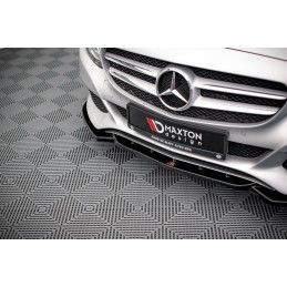 Maxton Lame Du Pare-Chocs Avant Mercedes-Benz C W205 Gloss Black, ME-C-205-FD1G Tuning.fr