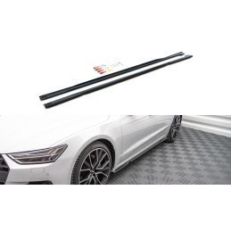 Maxton Rajouts Des Bas De Caisse Audi A7 C8 Gloss Black, AU-A7-C8-SD1G Tuning.fr