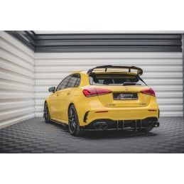 Maxton Street Pro Central Diffuseur Arriere Mercedes-AMG A45 S Black, MEA17745CNC-RS1B Tuning.fr