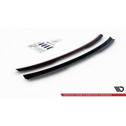 Maxton Spoiler Cap Audi A4 / A4 S-Line B8 / B8 FL Sedan Gloss Black, AU-A4-B8-CAP1G Tuning.fr