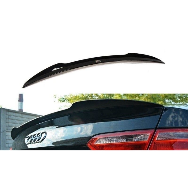 Spoiler Cap Maxton Audi S5 / A5 / A5 S-Line 8T / 8T FL Coupe Noir Brillant