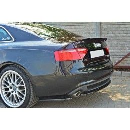 Spoiler Cap Maxton Audi S5 / A5 / A5 S-Line 8T / 8T FL Coupe Noir Brillant