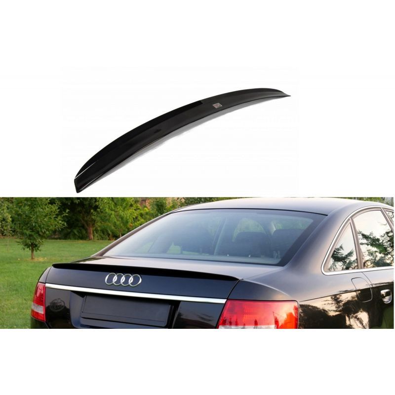 Spoiler Cap Maxton Audi A6 S-line C6 Sedan Noir Brillant