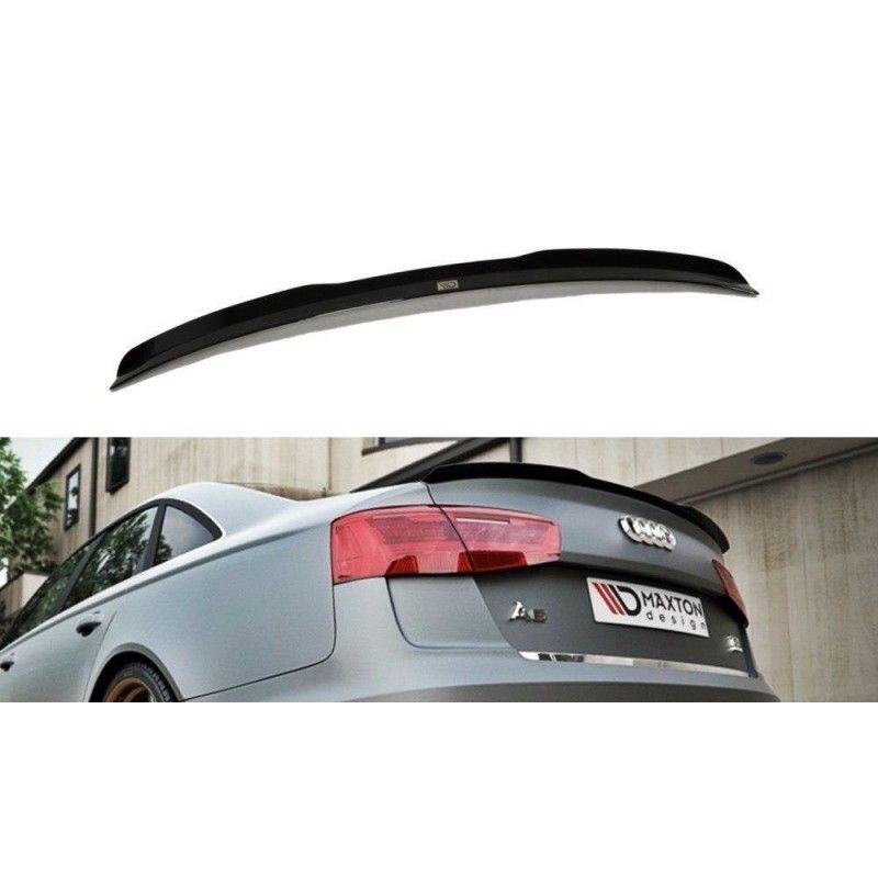 Spoiler Cap Maxton AUDI A6 C7 S-LINE SEDAN Noir Brillant