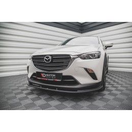 Maxton Lame Du Pare-Chocs Avant V.1 Mazda CX-3 Gloss Black, MA-CX-3-1-FD1G Tuning.fr