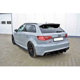 Maxton Spoiler Cap V.1 Audi RS3 8V / 8V FL Sportback Gloss Black, AU-RS3-8V-CAP1G Tuning.fr