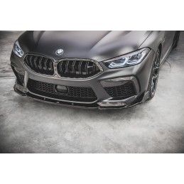 LAME AVANT MAXTON + Ailerons V.1 BMW M8 Gran Coupe F93 Noir Brillant