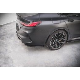 Lames De Pare-Chocs Arrière Latérales V.2 BMW M8 Gran Coupe F93 Noir Brillant