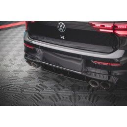 Maxton Central Arriere Splitter Volkswagen Golf R Mk8 Gloss Black, VW-GO-8-R-RD1G Tuning.fr