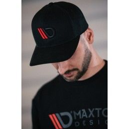 Maxton Cap Black/Red Logo, MA-CAP-BLK-REDBLK-1 Tuning.fr