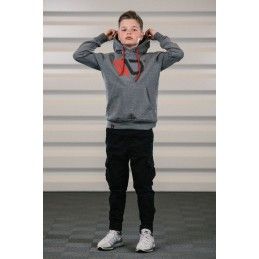 Kids Gray hoodie XS