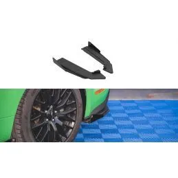 Street Pro LAME ARRIERE MAXTON V.1 + Flaps Ford Mustang GT Mk6 Facelift Noir-Rouge + Rabats Brillant