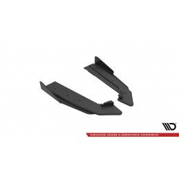 Street Pro LAME ARRIERE MAXTON V.1 + Flaps Ford Mustang GT Mk6 Facelift Noir-Rouge + Rabats Brillant