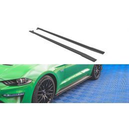 Street Pro Rajouts Des Bas De Caisse MAXTON V.1 Ford Mustang GT Mk6 Facelift Noir