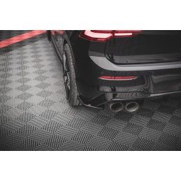 Maxton Lames De Pare-Chocs Arrière Latérales V.2 Volkswagen Golf R Mk8 Gloss Black, VW-GO-8-R-RSD2G Tuning.fr