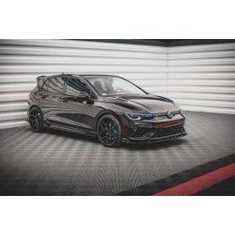 Rajouts Des Bas De Caisse MAXTON V.2 Volkswagen Golf R Mk8 Noir Brillant