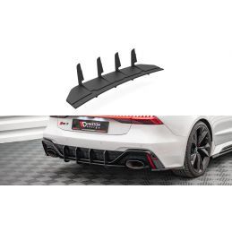 Street Pro Central Diffuseur Arriere Audi RS7 C8 / RS6 C8 Noir