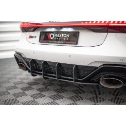 Street Pro Central Diffuseur Arriere Audi RS7 C8 / RS6 C8 Rouge