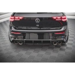 Maxton Street Pro Central Diffuseur Arriere Volkswagen Golf R Mk8 Black, VWGO8RCNC-RS1B Tuning.fr