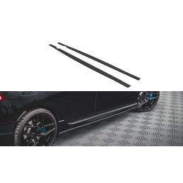 Street Pro Rajouts Des Bas De Caisse MAXTON Volkswagen Golf R Mk8 Noir