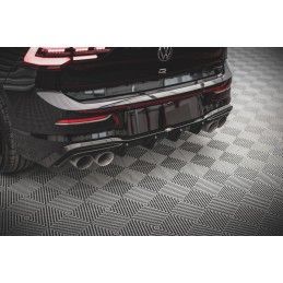 Diffuseur Arrière Complet V.2 Volkswagen Golf R Mk8 Noir Brillant