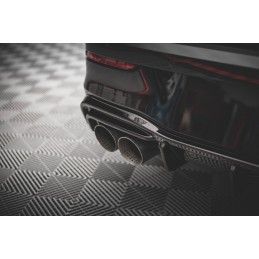 Diffuseur Arrière Complet V.2 Volkswagen Golf R Mk8 Noir Brillant