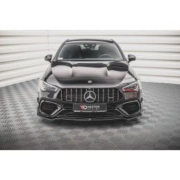 LAME AVANT MAXTON V.1 Mercedes CLA 45 Aero C118 Noir Brillant