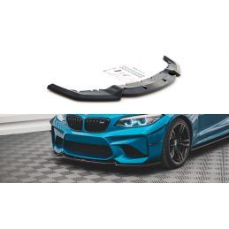 Maxton Lame Du Pare-Chocs Avant V.2 BMW M2 F87 Gloss Black, BM-2-87-M-FD2G Tuning.fr