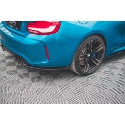 Maxton Lames De Pare-Chocs Arrière Latérales V.2 BMW M2 F87 Gloss Black, BM-2-87-M-RSD2G Tuning.fr