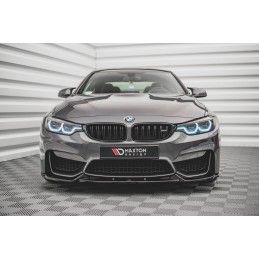 Maxton Lame Du Pare-Chocs Avant BMW M4 F82 Gloss Black, BM-4-82-M-FD1G Tuning.fr