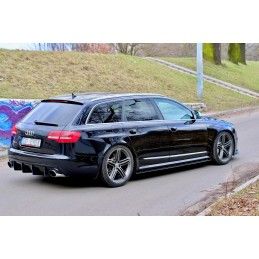 Maxton Rajouts Des Bas De Caisse Pour Audi RS6 C6 Gloss Black, AU-RS6-C6-SD1G Tuning.fr