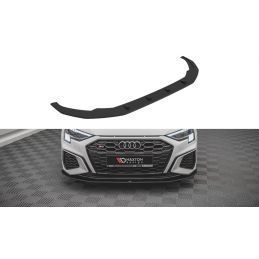 Maxton Street Pro Lame Du Pare-Chocs Avant Audi S3 / A3 S-Line 8Y Black, AUA38YSLINECNC-FD1B Tuning.fr