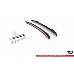 Maxton Spoiler Cap V.2 Audi S4 / A4 S-Line Avant B9 Gloss Black, AU-A4-B9-SLINE-AV-CAP2G Tuning.fr