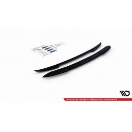 Maxton Spoiler Cap V.2 Audi S4 / A4 S-Line Avant B9 Gloss Black, AU-A4-B9-SLINE-AV-CAP2G Tuning.fr