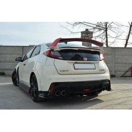 Maxton SPOILER CAP n.2 HONDA CIVIC IX TYPE R Gloss Black, HO-CI-9-TYPE-R-CAP2G Tuning.fr