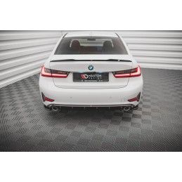 Lames De Pare-Chocs Arrière Latérales BMW 3 G20 / G21 Noir Brillant